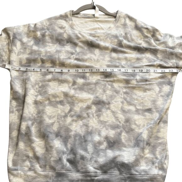 Athleta‎ Womens Studio To Street Balance Pullover Sweatshirt Gray White Medium - Picture 7 of 9